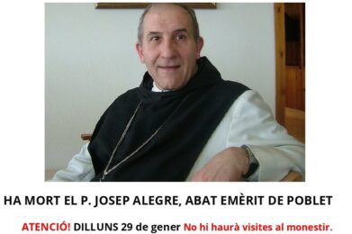 HA MORT EL P. JOSEP ALEGRE, ABAT EMÈRIT DE POBLET_page-0001