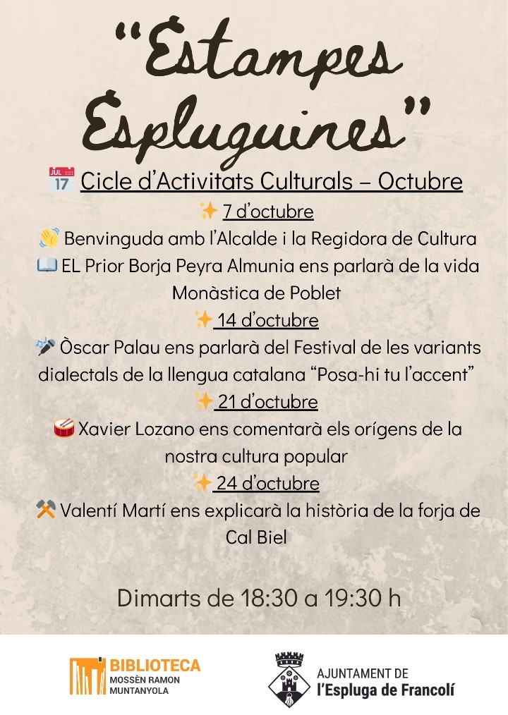 "Estampes Espluguines" a L'Espluga de Francolí