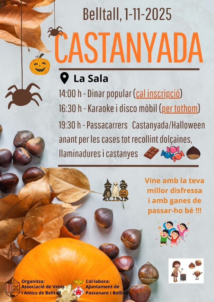 Castanyada a Belltall  [PRÈVIA INSCRIPCIÓ]
