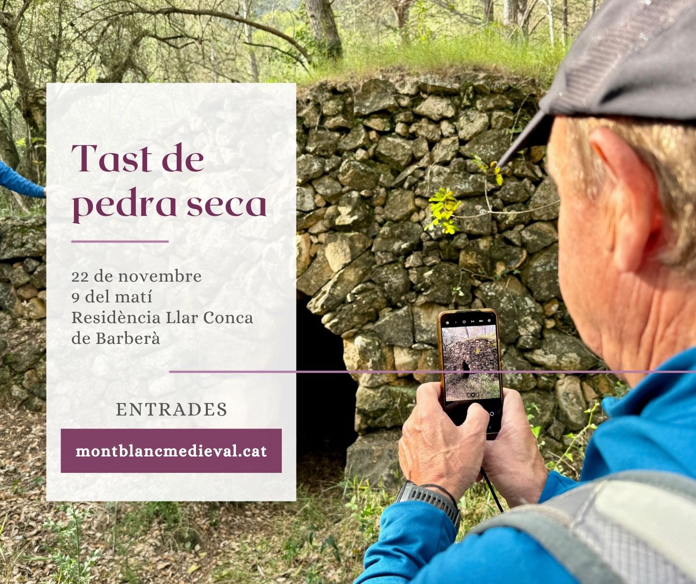 Tast de pedra seca a Montblanc [PRÈVIA INSCRIPCIÓ]