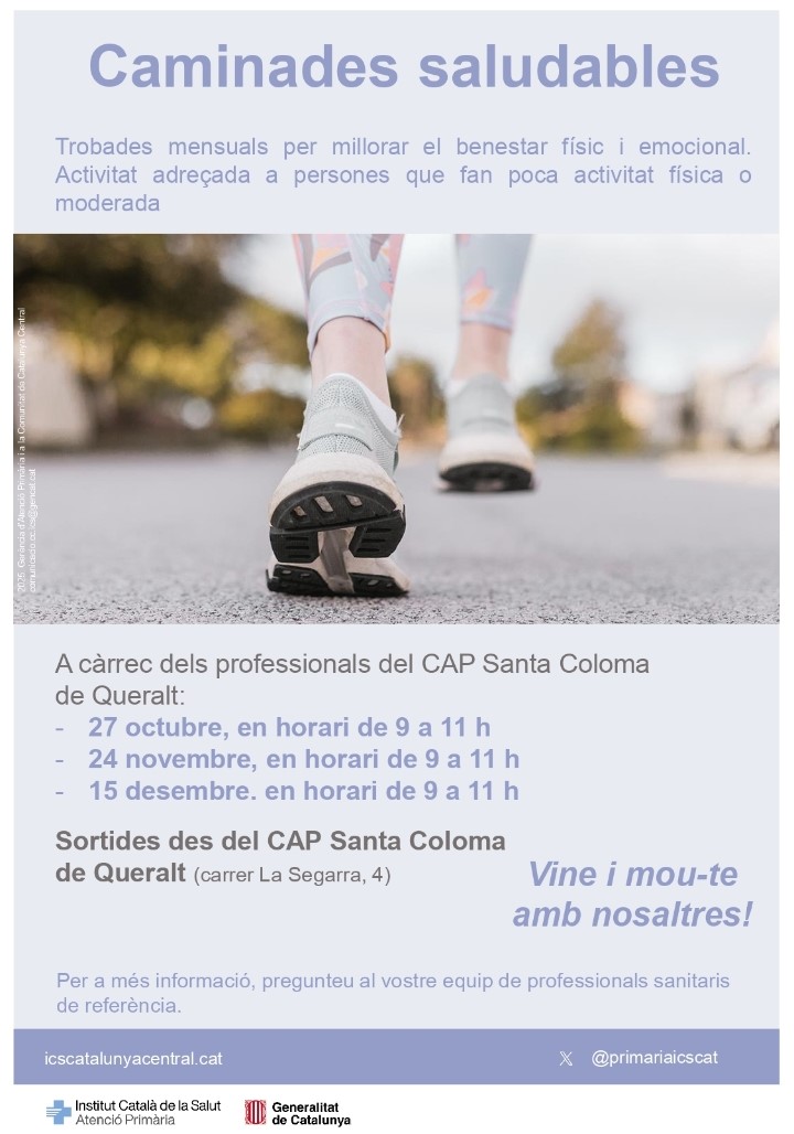 Caminades saludables a Santa Coloma de Queralt