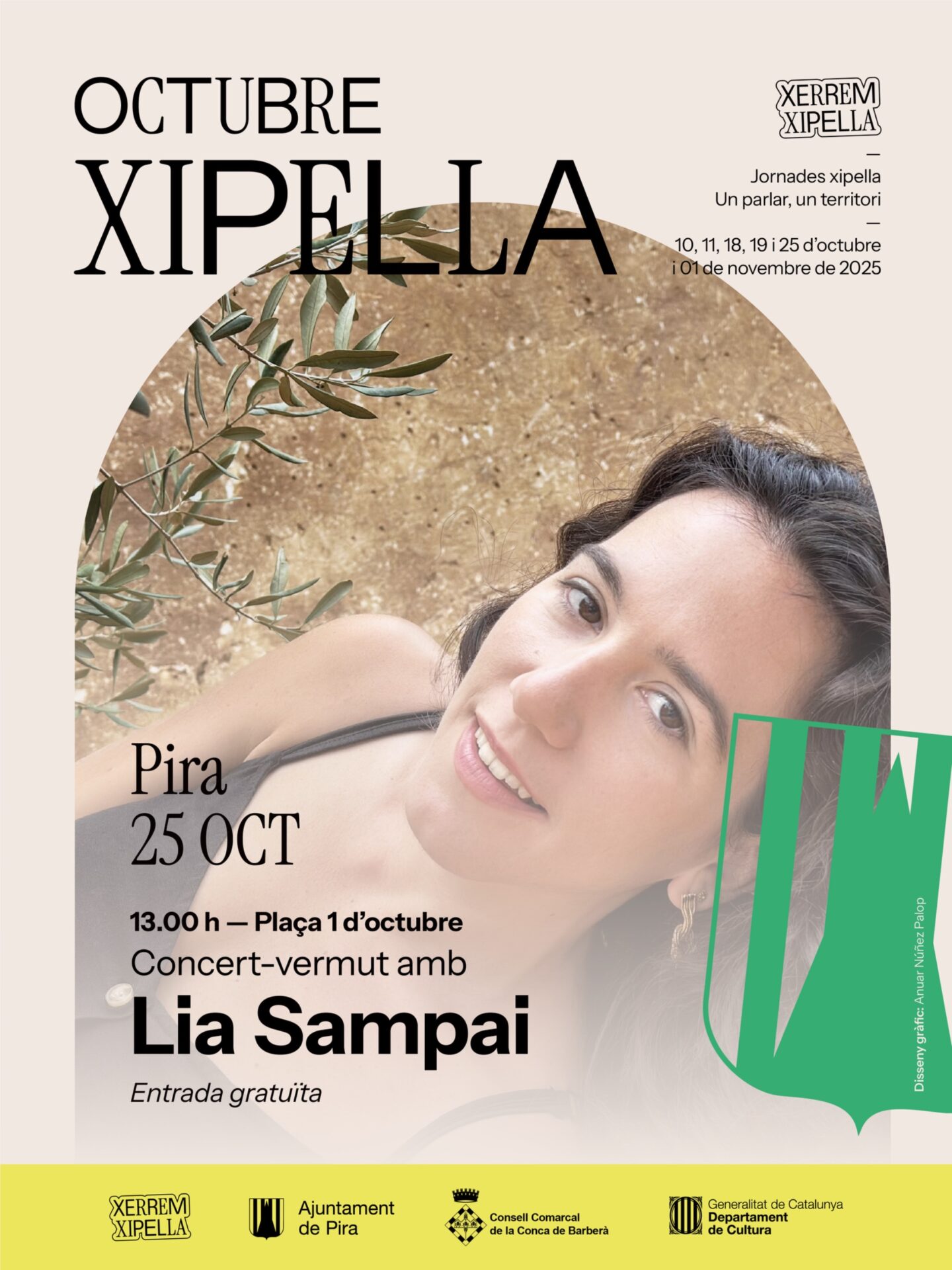 Octubre Xipella a Pira. Concert-vermut amb Lia Sampai a Pira
