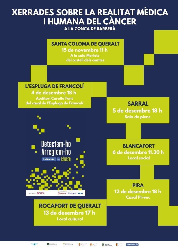 Xerrades divulgatives de la Marató a la Conca de Barberà