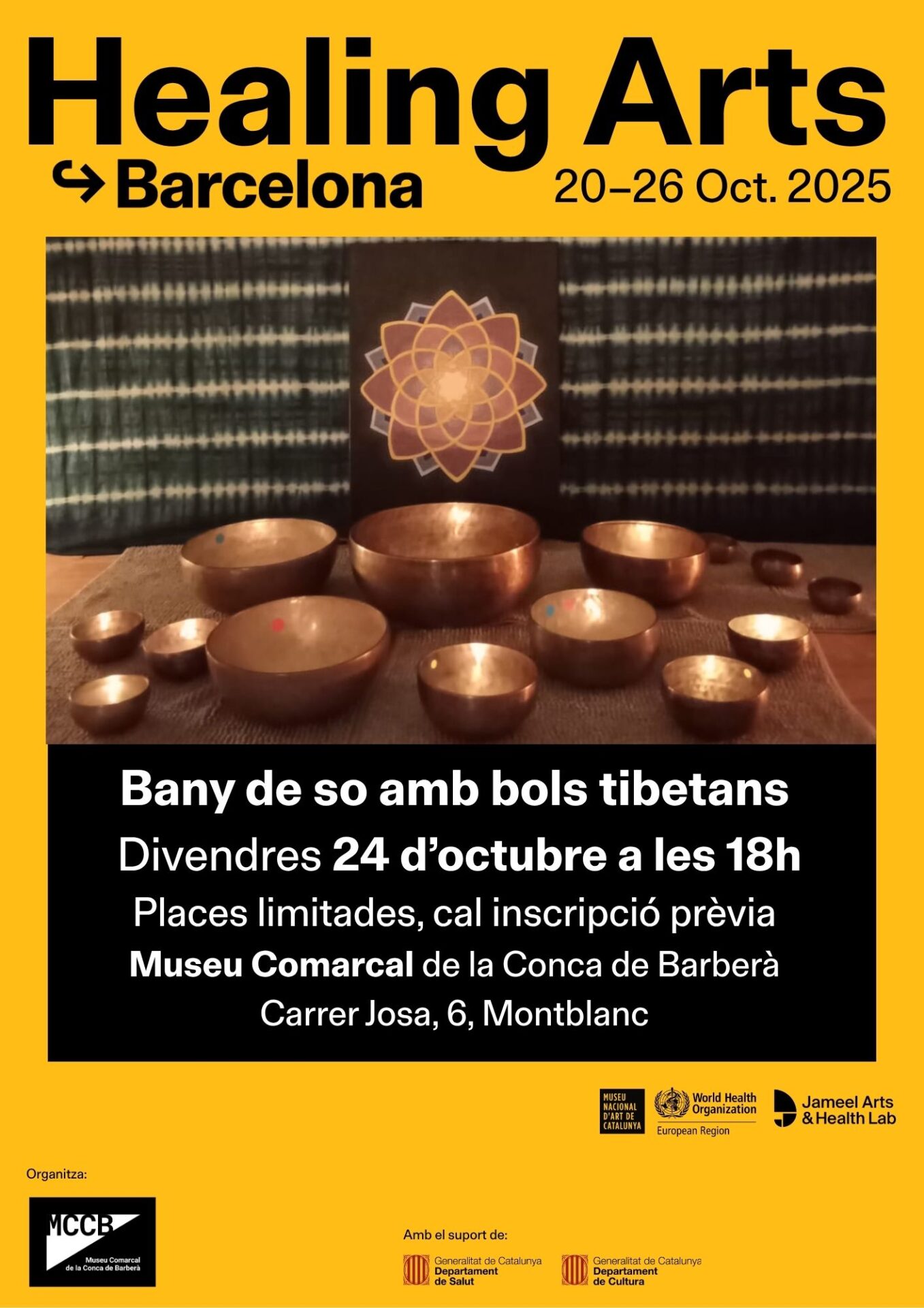Bany de so amb bols tibetans a Montblanc [PRÈVIA INSCRIPCIÓ]